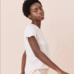 NWOT  The GREAT The Slim Tee in Washed White
